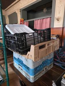 lot 8756 image: Commercial Dishwasher Racks & Baskets
