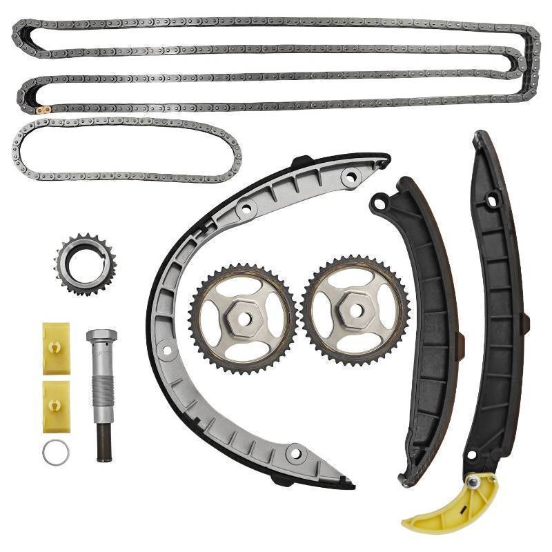 lot 16267 image: Timing Chain Kit Fit for Porsche Cayenne 957 958 2008-2018 for Panamera 970 2010-2016 4.8L V8, Replace 94810516612 94810516910 94810506510 94810506811 - Retail $210