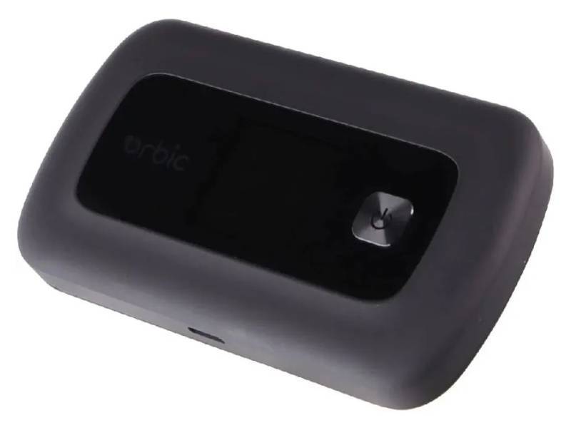 lot 27222 image: Orbic Verizon Speed Mobile Hotspot  4G LTE Connect up to 10 Wi-Fi Enabled Devices  Up to 12 hrs of Usage time Up to 5 Days of Stand-by time  Great for Remote Workers - Retail $45