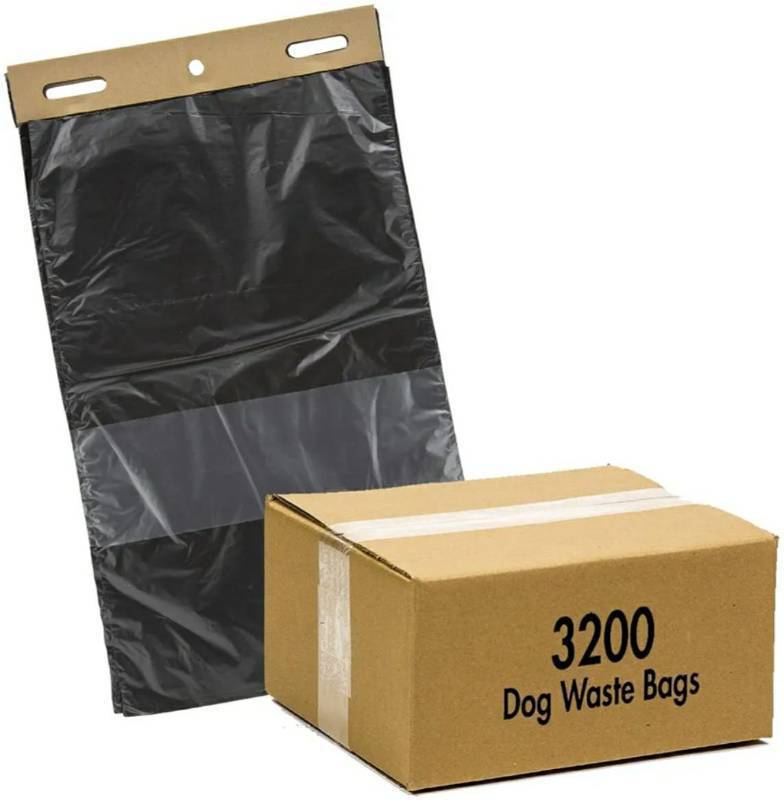 lot 46779 image: Zero Waste USA 3,200 Commercial ONEpul dog waste header bags - 30% larger than standard rolls - (32 headers of 100 bags  3,200 bags) - Retail $135