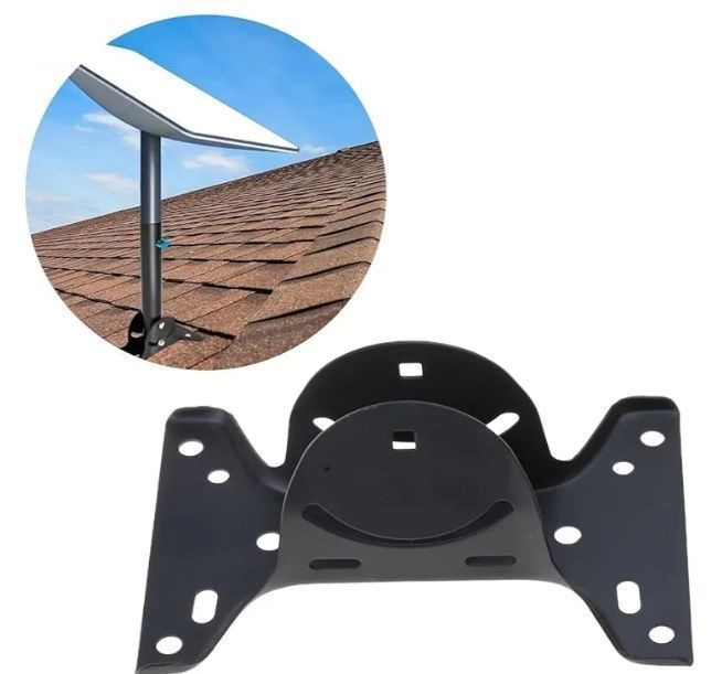 lot 54025 image: Roof Mounting Rack for Simplifies Satellite Dish Setups Adjustable Enhancing Signals Reception