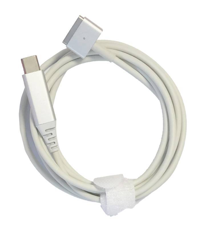 lot 63091 image: USB C to T-Tip Magnetic 2 Charging Cable Compatible with MacBook Air June2012-2017 and Pro June 2012-2015 A1424, A1398,A1465, A1466, 6ft - Retail $14