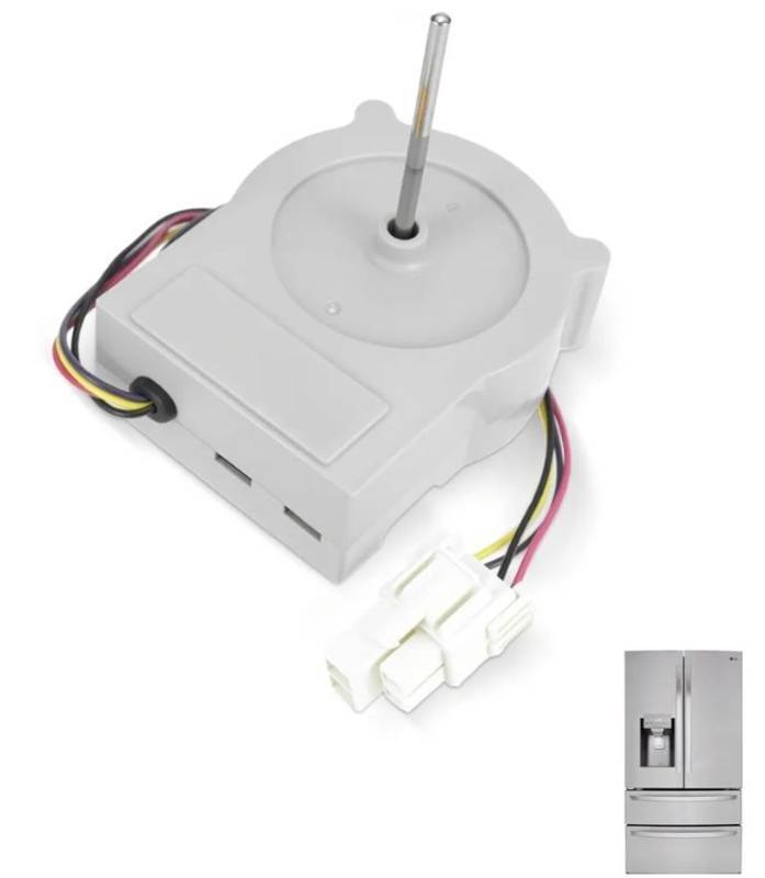lot 63723 image: LMXS28626S LRDCS2603S Refrigerator Evaporator Fan Motor Assembly Fit for LG LRMWS2906S LRMXS2806S LMXC22626S LRFWS2906D LRFWS2906V LRFDS2503S LRFXS2513S LRMXC2206S LRMXS2806D - Retail $40