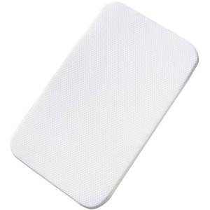 lot 38757 image: Baby Bassinet Mattress, 100% Breathable Cover, Water-Resistant Lining, Rectangle 33x19x2 Fit for HARPPAYADAQEBellababyEvolur StellarKoolerThings 3 in 1 Bassinet - Retail $35