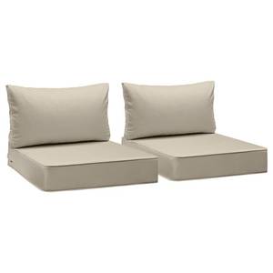 lot 38773 image: Outdoor Chair Cushions, 24 x 24 x 5  13.5 in, Set of 2 - Retail $135