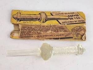 lot 61 image: Vintage Cory Filter Rod Glass Coffee Tea&nbsp