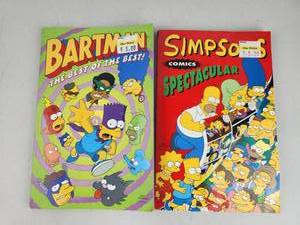 lot 90 image: 2 Books Bartman Best of the Best, Simpsons Comics Spectacular