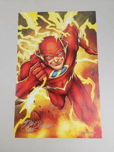 lot 94 image: The Flash Colors Signed Art Print Shelby W Robertson Signed
