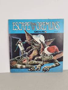 lot 101 image: Vintage Gremlins Escape from the Gremlins Story 3 Read-Along Record 7-inch 33 RPM