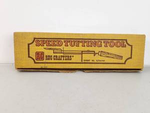 lot 147 image: Vintage Rug Crafters Speed Tufting Tool&nbsp