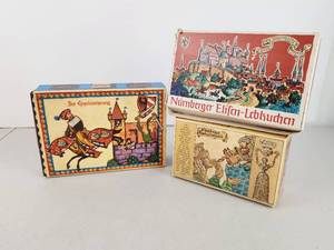 lot 149 image: Lot of Vintage German Snack Boxes