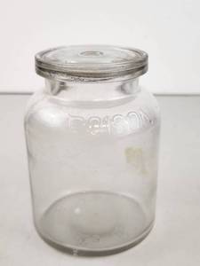 lot 179 image: Vintage Bowkers Pyrox Poison Bottle with Lid