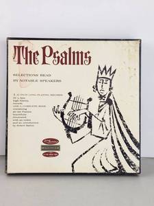 lot 229 image: The Psalms Selections Read by Notable Speakers 4 LP Box Set