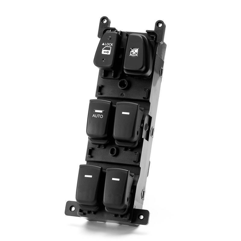 lot 58831 image: Power Window Switch for Hyundai Sonata 2008 2009 2010 Master Window Control Button Driver Side with Door Lock Switch, Sonata Window Lifting 935703K600, DWS863, 901911, 1S15803(Black) - Retail $20