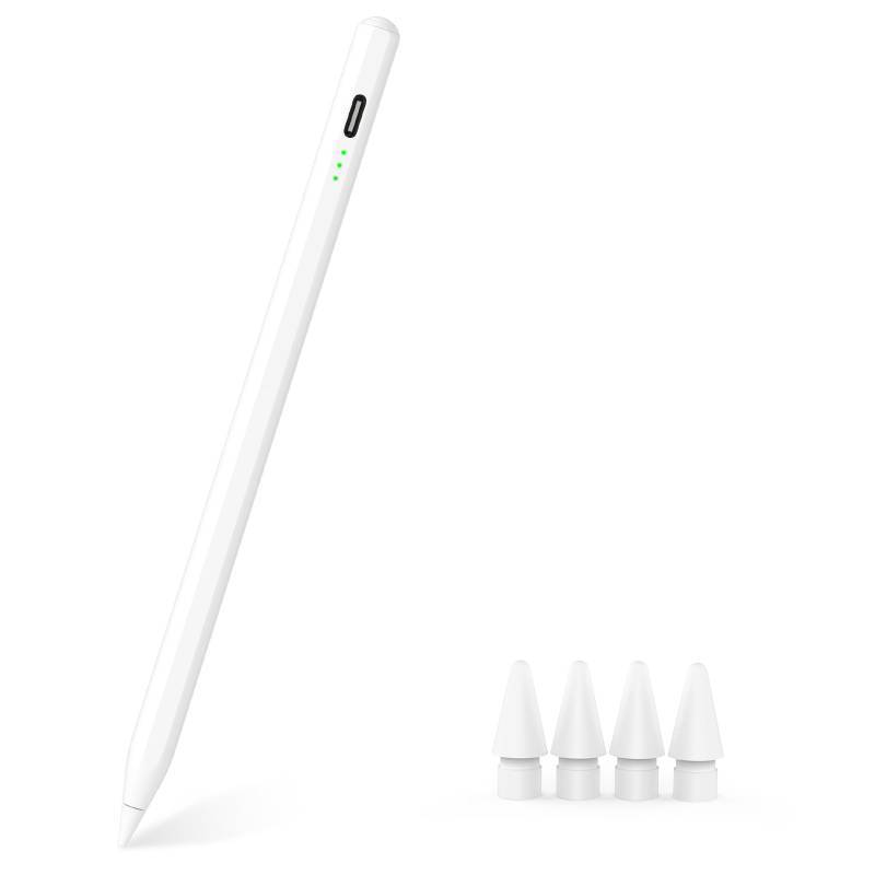 lot 73260 image: Stylus Pen for iPad Pro Air Mini 2018-2026, Palm Rejection Fast Charge - Retail $7