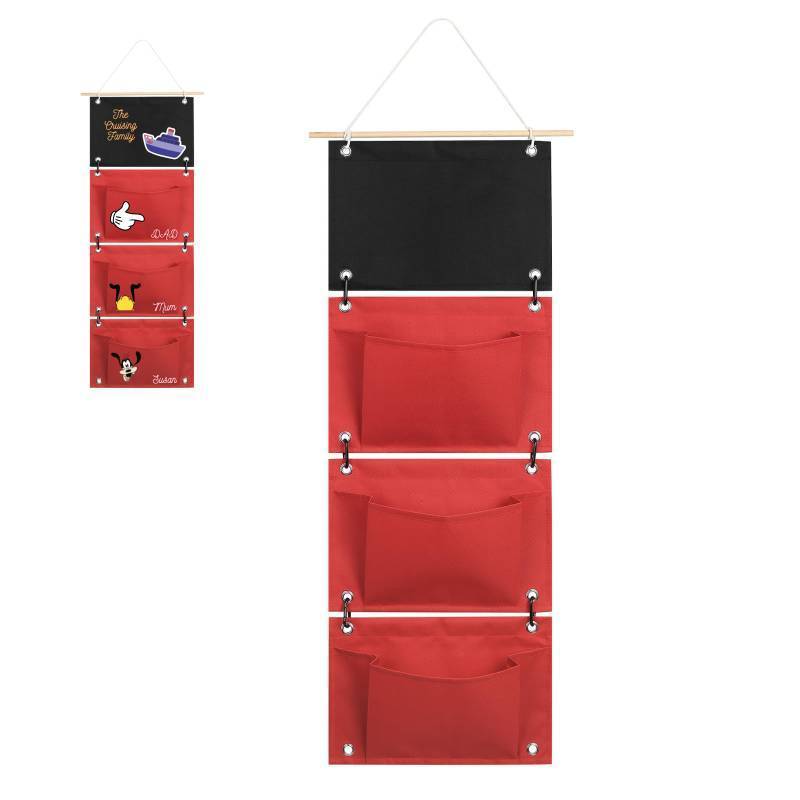 lot 73414 image: Interchangable Fish Extender FE Pouch for Disney Gift Exchange Single 2, 3 Pockets DCL Hanger Easy Add on Personal Touches HTV suitable - Retail $18