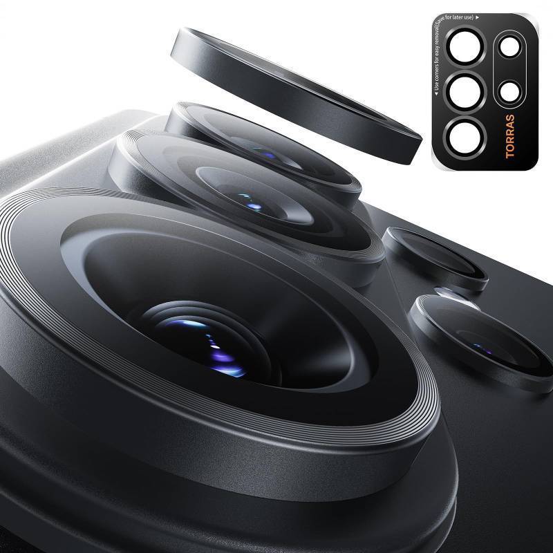 lot 73463 image: Samsung Galaxy S26 Ultra Camera LENs Protector, 11 Perfect Fit&HD Clear, 9H Military-Grade, Case Friendly, Anti-Scratch, Anti Fingerprint, Easy Installation, Metal Frame, Black - Retail $24