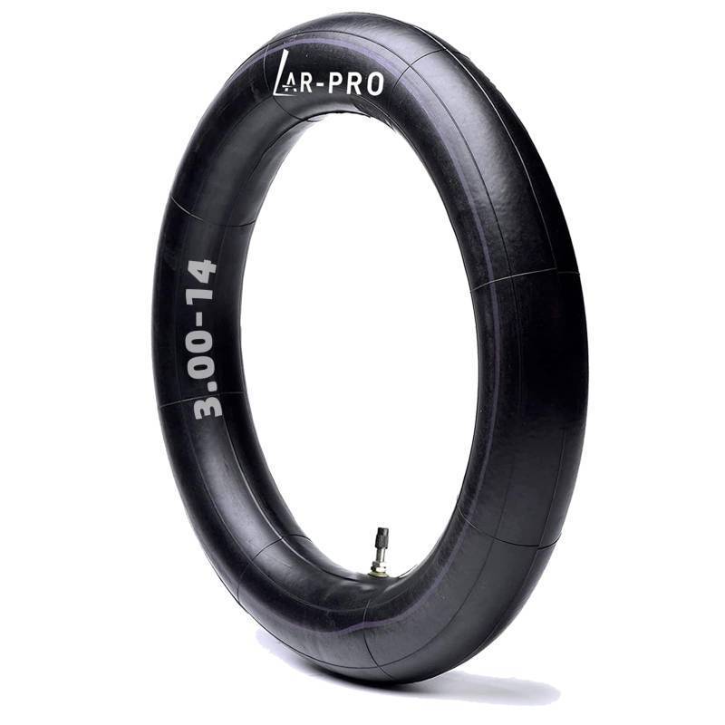lot 73472 image: AR-PRO 3.00-14 Dirt Bike Inner Tubes with TR4 Straight Valve, Heavy Duty 90100-14 Rear Motorcycle Inner Tube for 110cc 125cc 140cc Dirt Pit Bike Tires (1-Pack) - Retail $9