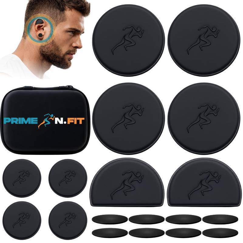 lot 73485 image: Cauliflower Ear Magnets - 10 Ear Magnets  8 Compression Reduction Discs Compression Earrings for Keloids Accessory Used After a Cauliflower Ear Draining Kit for Post Draining Compression - Retail $40