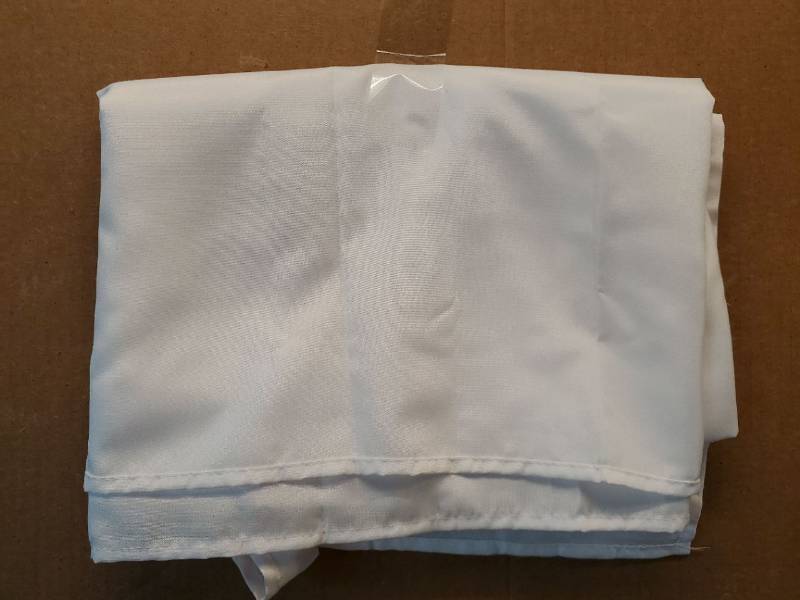 lot 46624 image: Large White Tablecloth  - Retail $8