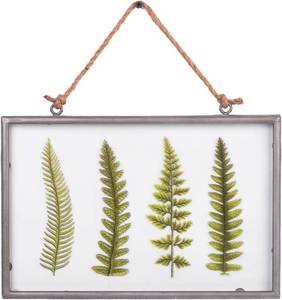 lot 500 image: NIKKY HOME Botanical Framed Wall Art with Rope, 8x12