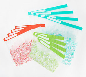 lot 504 image: PrepSealer Food Saving Reusable Bag 12pc