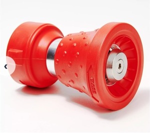 lot 519 image: Ultimate Innovations Firemans 5-Pattern Hose Nozzle, YELLOW