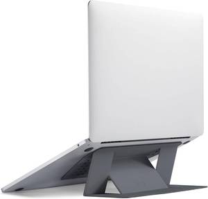 lot 530 image: MOFT Invisible Slim Laptop Stand, Adhesive & Reusable, 15.6, Grey