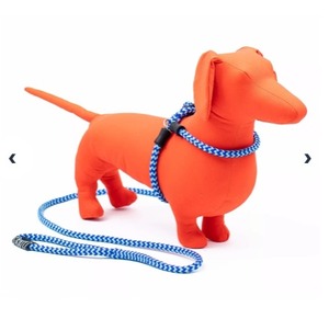 lot 545 image: 2-in-1 Harness & Leash with Rubber Stops, TurquoisePurple, SM