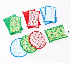 lot 556 image: Set of 10 Dual-Sided Microfiber Sponge Set