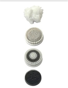 lot 571 image: Blushly Body Cleansing Brush S4 Attachment Heads