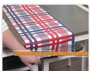 lot 574 image: STARS MU Kitchen Reversible Seasonal Runner