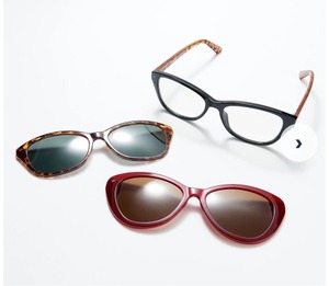 lot 594 image: Prive Revaux The Chic Glasses with Shade Sunglasses, Strength - 2.5