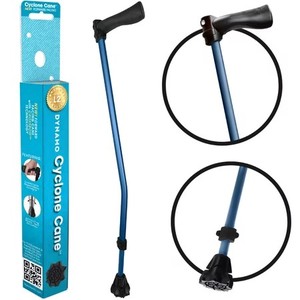 lot 598 image: $80 Dynamo Cyclone Cane (Blue) - Stability & Balance Adjustable Cane
