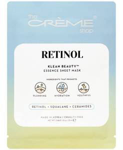 lot 599 image: 5 pack The Cr me Shop Retinol Essence Sheet Mask
