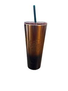 lot 621 image: $76 Starbucks double wall metal ombre cup 24oz