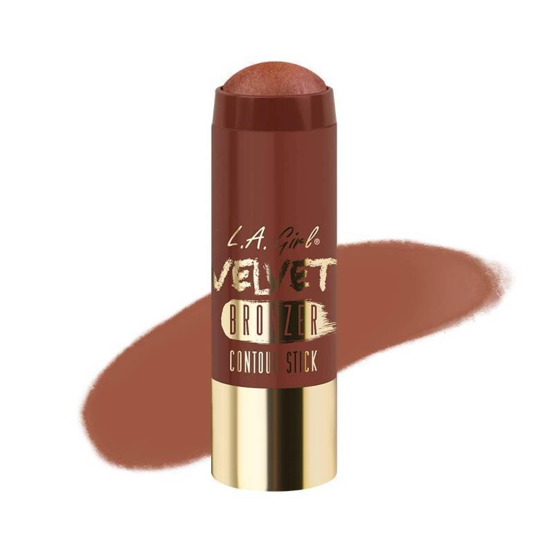 lot 56845 image: 2PACK L.A. Girl Velvet Contour Stick, Brazen GCS594