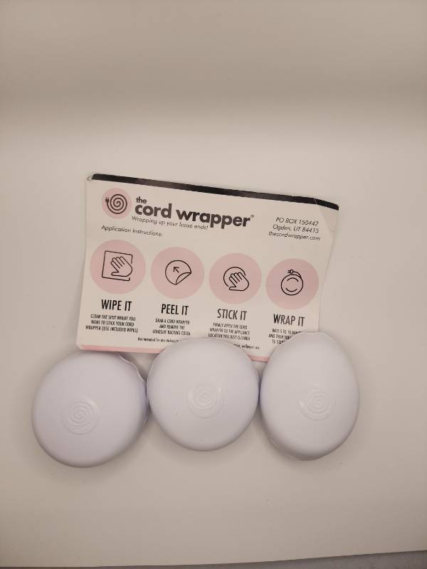 lot 67685 image: the cord wrapper Cord Management Wraps 3-Pack