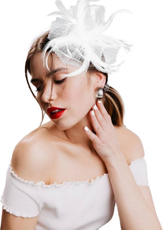 lot 67803 image: Kidukso Vintage Hats Mesh Bridal Headdress, Ladies Dinner Dresses with Accessories Fascinators Women Tea Party
