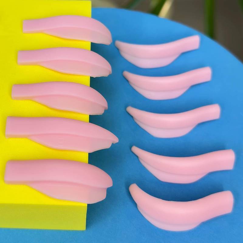 lot 67894 image: Lash Lift Pads, DIY Eyelash Lifting At Home, Eyelash Perm Rods, Y Brush Tool, Sky Blue Lashlifting Shields, Reusable Soft Silicone Curler Shields Fit and Stay on Eyes Firmly