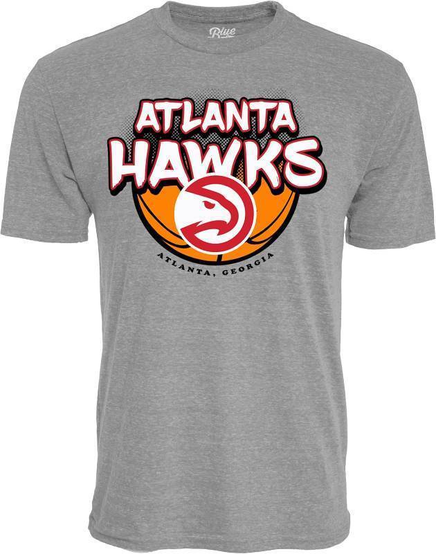 lot 65953 image: Blue 84 NBA Unisex-Adult NBA Officially Licensed Tri-Blend T-Shirt Heather Gray