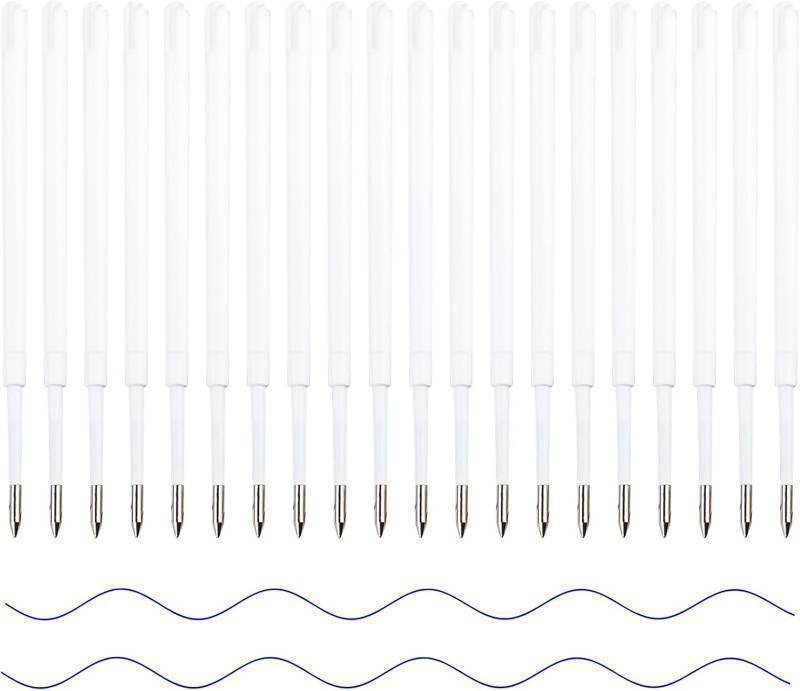 lot 67507 image: Big Fat Pen Refill 20pcs Ballpoint Refills - Smooth Writing, 1mm, Compatible with Big Fat Pen