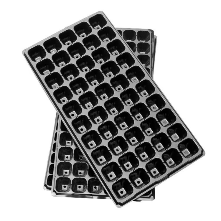 lot 46639 image: NEW 5 pack Seeding Trays 50 cells ea 150 starter pods plant starting trays. Durable Reusable