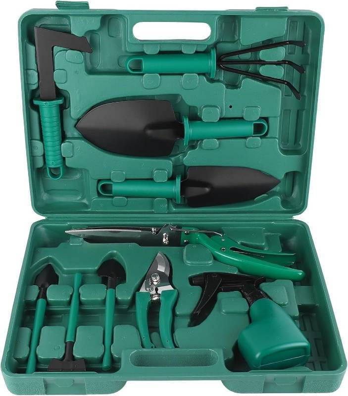 lot 46640 image: NEW Garden Tools 10 Piece Garden Trimming Tools 10 Piece Lawn Hand Tool Set