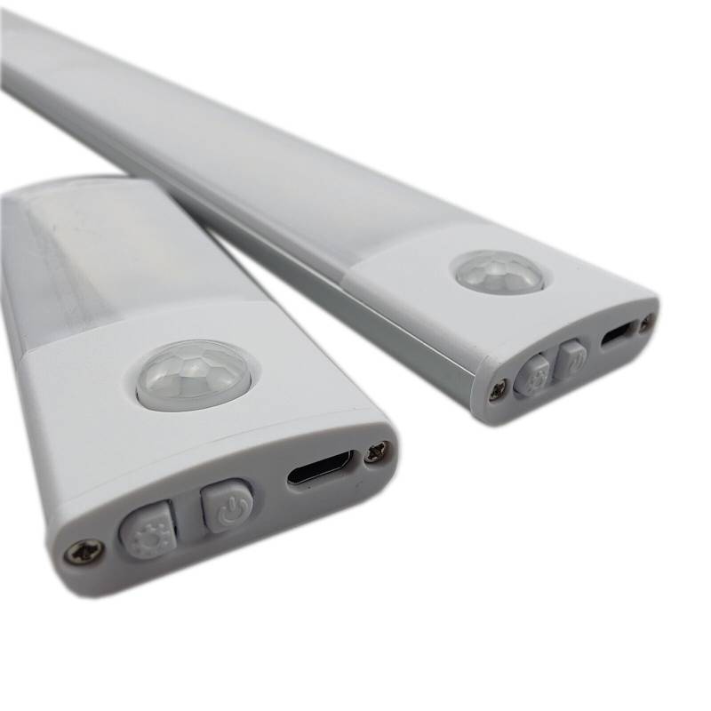 lot 65627 image: NEW 2 Pack Under Cabinet Lights, Magnetic, PIR Motion Sensor 8 Inch Wirelss LED