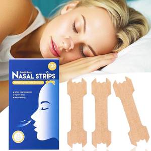 lot 67954 image: 120Pcs Nasal Strips for Snoring, Nose Strips for Breathing, Snoring Aids for Men & Women, Helps Reduce Snoring & Improves Sleep (120)