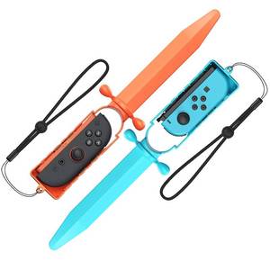 lot 67958 image: FYOUNG Game Sword for Nintendo Switch Sports Swordplay Game & for Legend of Zelda with Wrist Straps Compatible with Switch 21OLED
