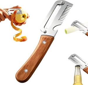 lot 67969 image: Vegetable Peeler, Multifunctional Vegetable Peeler, Stainless Steel Peeler, Peelers for Kitchen (Color-1PCS)