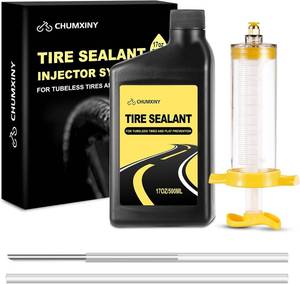lot 69059 image: CHUMXINY Tubeless Tire Sealant, 500ML Injectable MTB Tire Sealant, Seals Air Holes Up to 6.5 mm, Suitable for Mountain Bike and Road Bike Tires