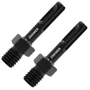 lot 69063 image: Core Drill Bit Adapter 58-11 Thread Male to SDS Plus Shank for SDS Plus Drills (SDS Adapter 58-11 (2pcs))